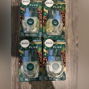 4 New Febreze Limited Edition Fresh Cut Pine Scented Oil Refill